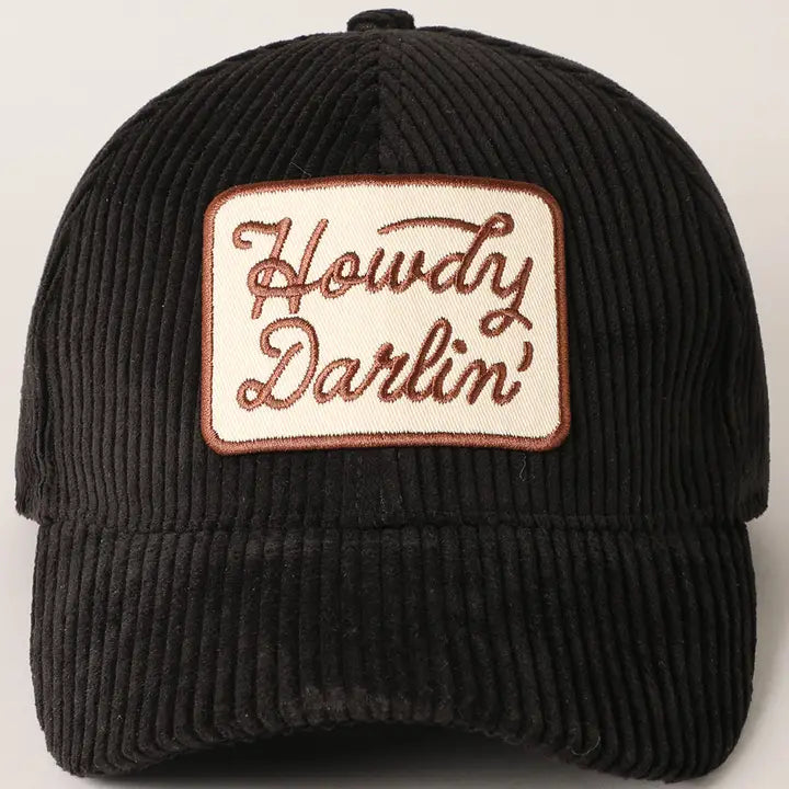 Howdy Darlin' Corduroy Ball Cap