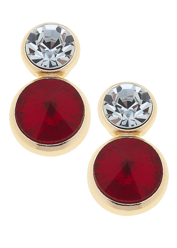 Effie Rhinestone Drop Earrings