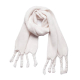 Chunky Solid Tassel Scarf (3 Colors)