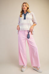 Cloud Fit Twill Pants (Pink Foam)