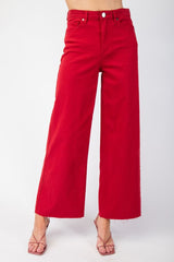 Cloud Fit Twill Pants (Red Velvet)