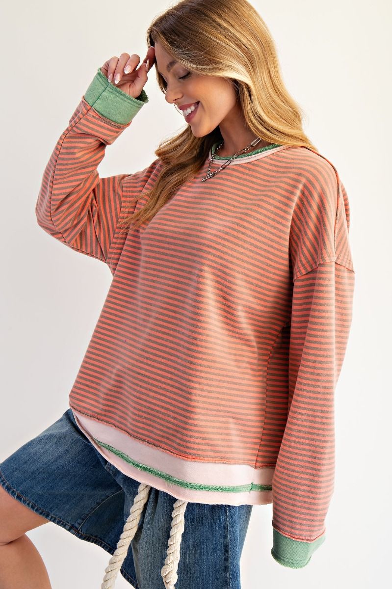 The Sunset Stripe Pullover