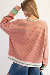 The Sunset Stripe Pullover