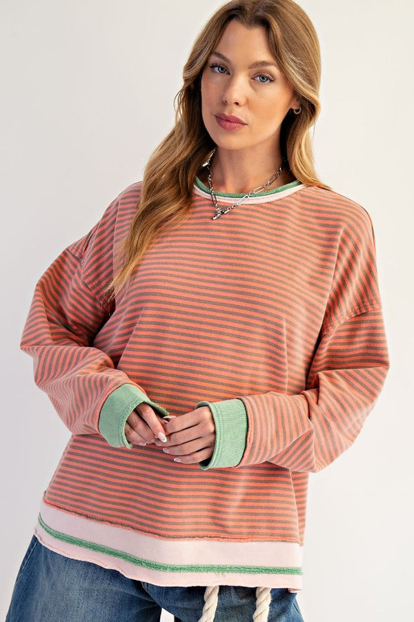 The Sunset Stripe Pullover