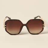 Geometric Frame Sunglasses