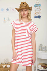 The Heritage Stripe Tee Dress