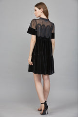 The Noir Velvet Dress