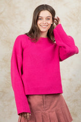 Pretty In Pink Oversized Sweater