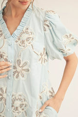 Something Blue Floral Dress