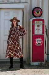 Rustling Leaves Maxi Dress
