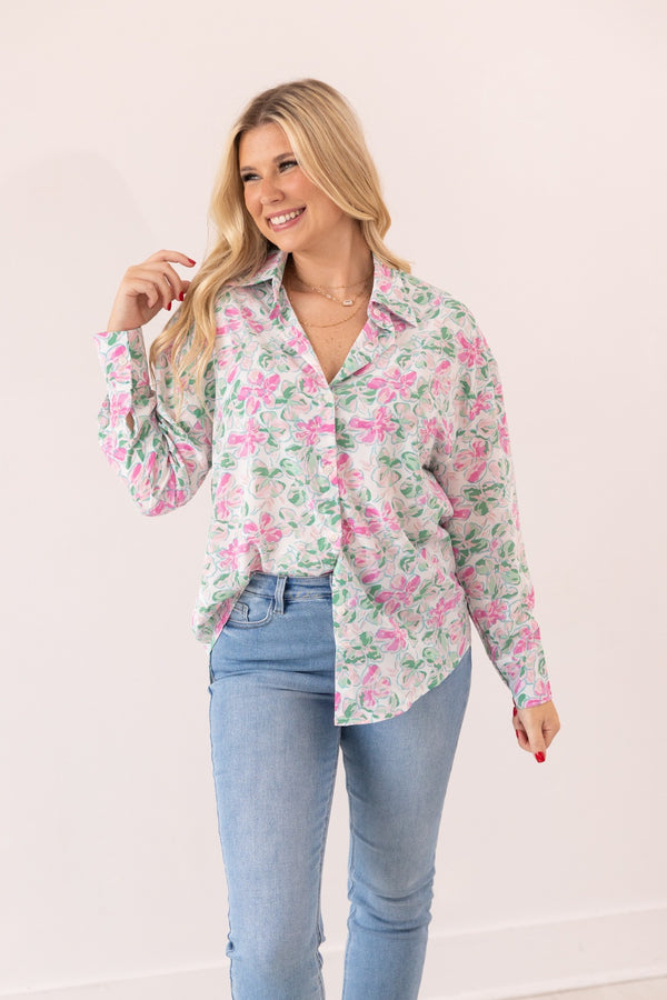 The Kathryn Button Up (Floral)