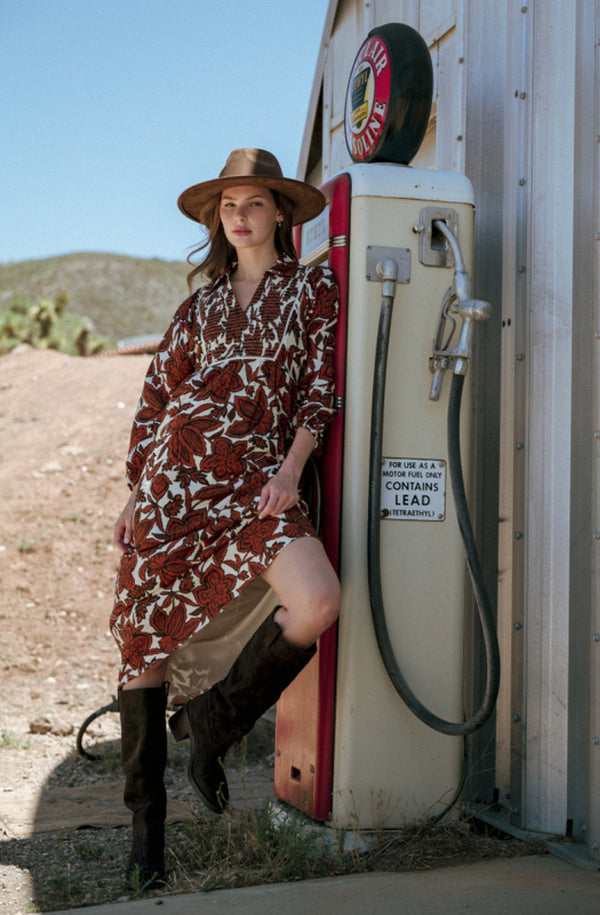 Rustling Leaves Maxi Dress