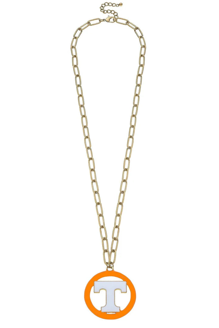 Tennessee Volunteers Logo Enamel Necklace (16")