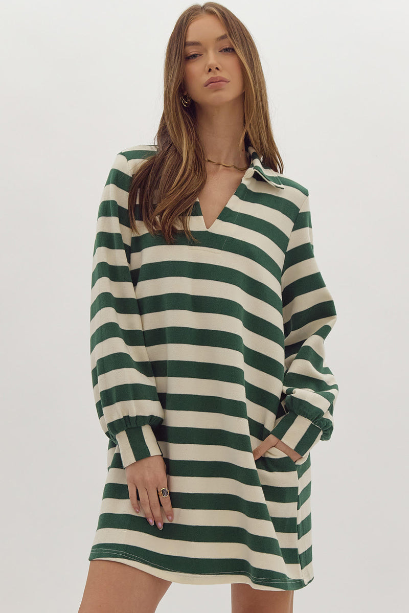 New England Stripe Dress