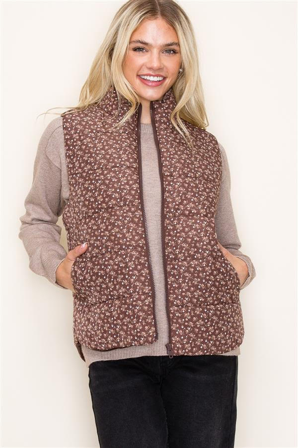 Ditzy Print Paddi Vest