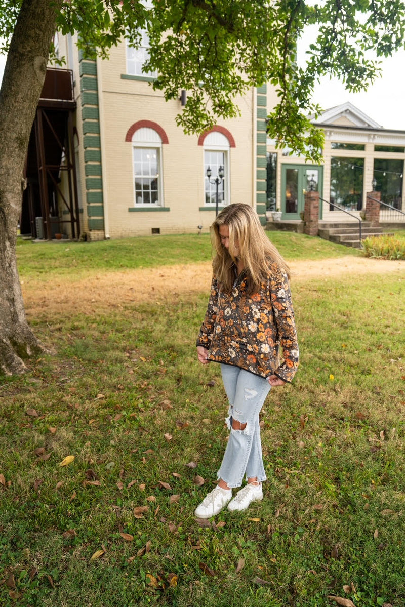 Harvest Moon Floral Pullover