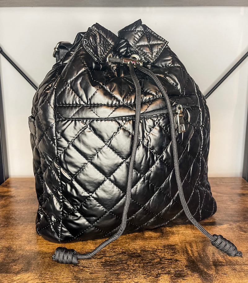 Quilted Drawstring (Puff) Purse Pack