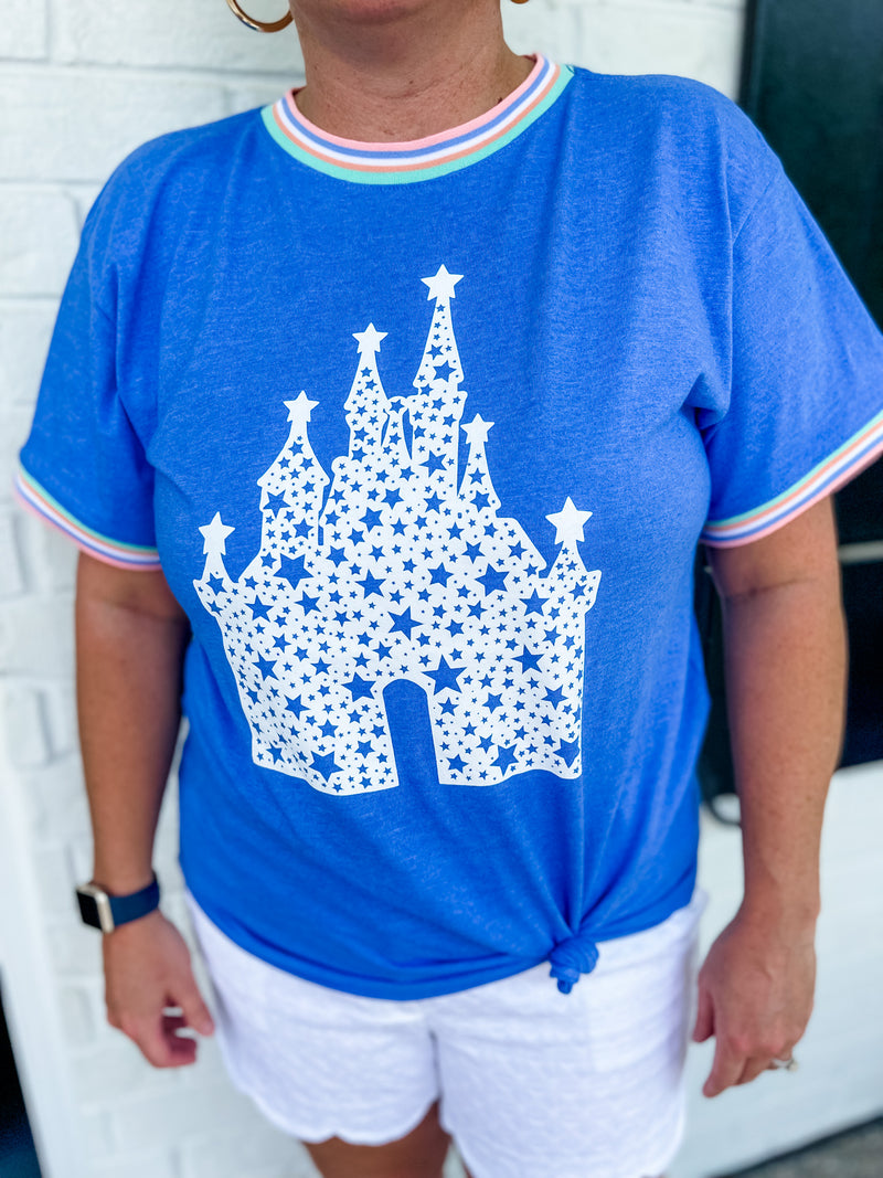 Stars Stars Stars, Castle T-Shirt