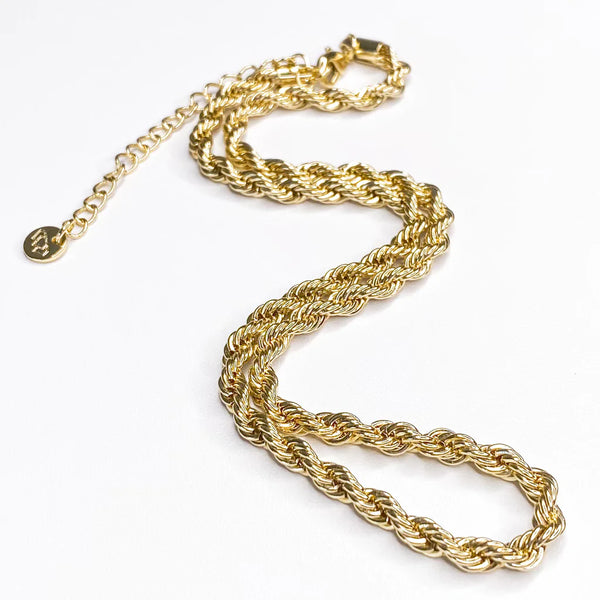 Treasure Jewels Gold Rope Necklace